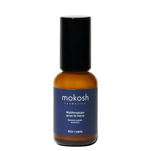 Serum do twarzy Multikorygujące serum do twarzy Róża z jagodą 30 ml