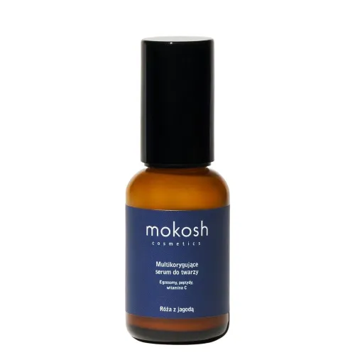 Serum do twarzy Multikorygujące serum do twarzy Róża z jagodą 30 ml