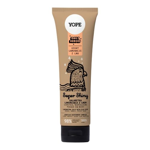 Pielęgnacja włosów i skóry głowy Daily Heroes Super Shiny Galaretka laminująca do włosów 140 ml