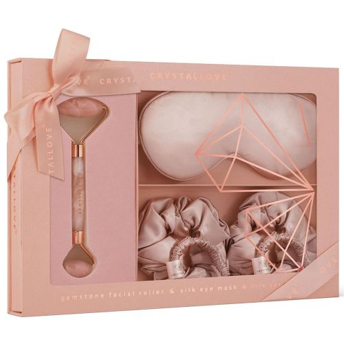 Opaska na oczy do spania Rose Quartz Home Spa