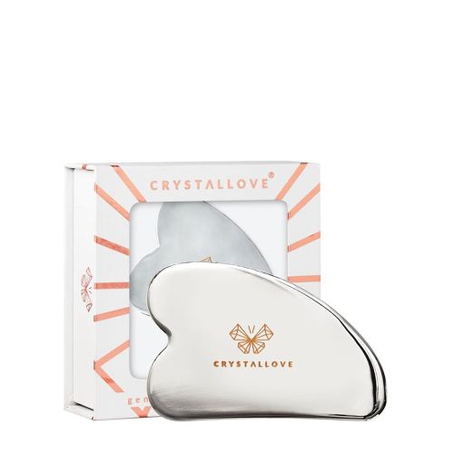 Akcesoria do masażu twarzy Cryo Ice Gua Sha – płytka do masażu twarzy gua sha ze stali nierdzewnej