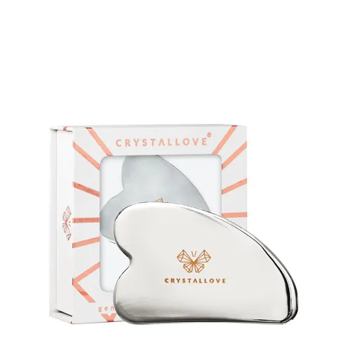 Akcesoria do masażu twarzy Cryo Ice Gua Sha – płytka do masażu twarzy gua sha ze stali nierdzewnej