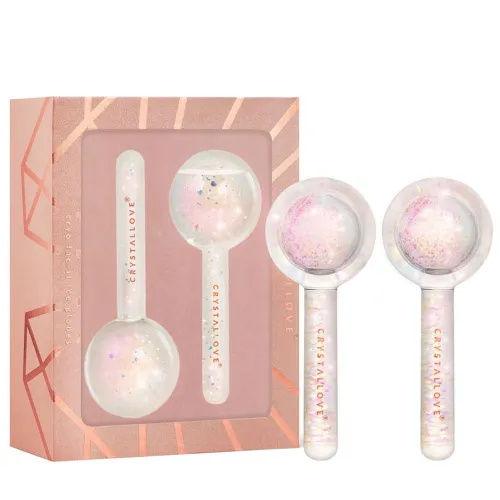Akcesoria do masażu twarzy Cryolift Ice Globes Crystal Szklane Kule do masażu twarzy