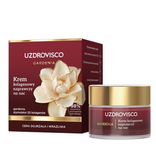 Kremy na noc Gardenia Krem kolagenowy naprawczy na noc 50 ml
