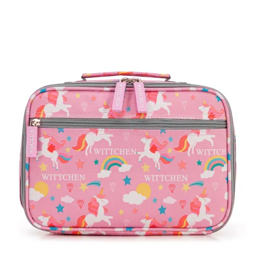 Torby Torba śniadaniowa dla dzieci jednorożec Pink