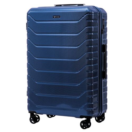 Walizki Walizka Crake Duża Middle Blue 96 l