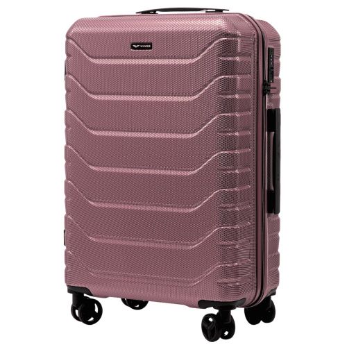 Walizki Walizka Crake Średnia Rose Gold 63 l