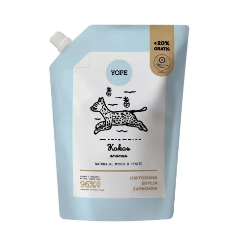 Mydła Mydło w płynie Kokos & Ananas Refill 600 ml