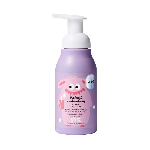 Kosmetyki dla dzieci Delikatna pianka do mycia rąk dla dzieci Koktajl Truskawkowy 300 ml