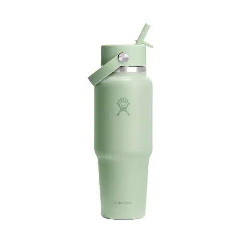 Butelki termiczne 32 Oz Wide Flex Straw Travel Aloe 946 ml