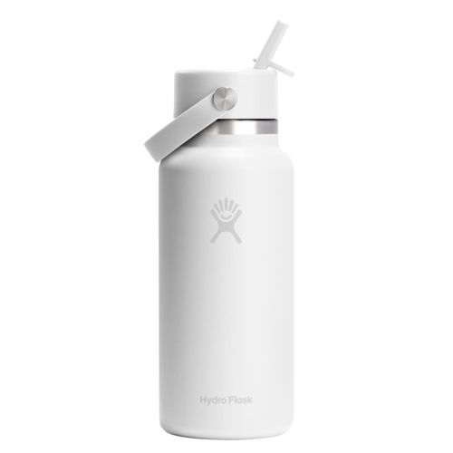 Butelki termiczne 32 Oz Wide Flex Straw Cap White 946 ml