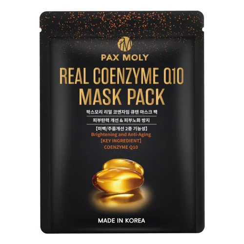 Maseczki w płachcie Real Coenzyme Q10 Maska w płachcie rewitalizująca 25 ml