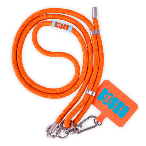 Akcesoria podróżne Smycz do telefonu Crossbody Pomarańczowa Pomarańczowy