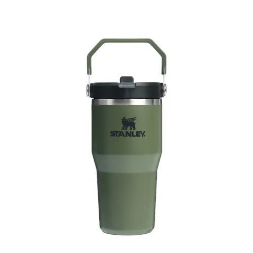 Kubki termiczne The IceFlow Flip Straw Dried Pine 600 ml
