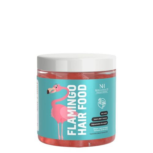 Skóra, włosy, paznokcie Flamingo Hair Food Vegan Yummy Gummy