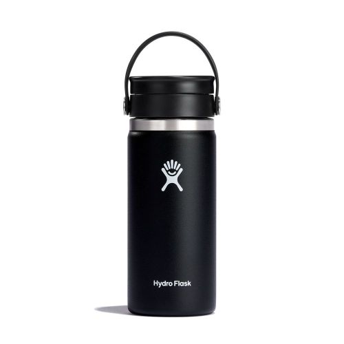 Butelki termiczne Wide Mouth Flex Sip Lid Black 473 ml
