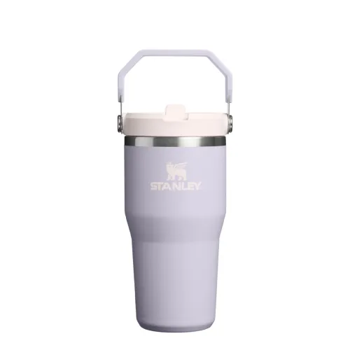 Kubki termiczne The IceFlow Flip Straw Purple Dust 590 ml