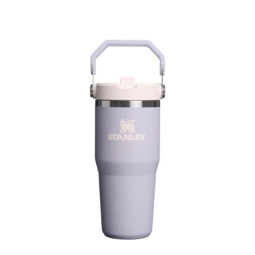Kubki termiczne The IceFlow Flip Straw Purple Dust 414 ml