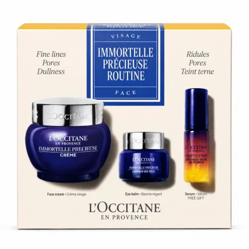 Zestaw do pielęgnacji twarzy dla niej Immortelle Précieuse Routine Facial Care Set