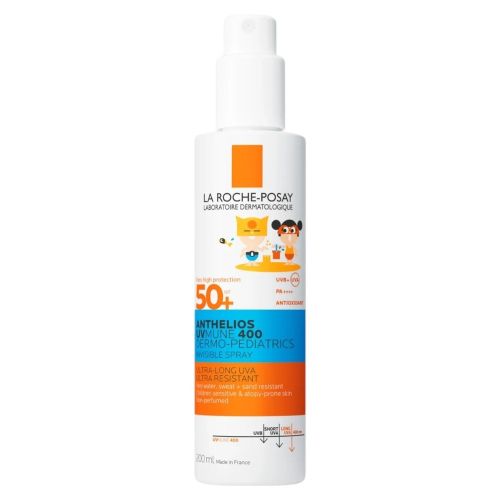 Spraye i mgiełki do opalania Anthelios D-Ped UVMune 400 SPF 50+ Invisible Spray 200 ml