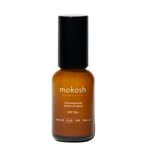 Serum do twarzy Szerokopasmowy booster SPF 50+ do twarzy "Aloes" 30 ml