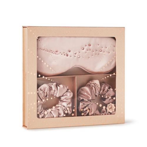 Akcesoria do włosów Silk Eye Mask & Scrunchies Set
