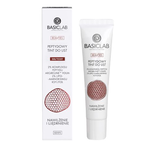 Balsamy do ust Peptydowy tint do ust, 2% kompleksu peptydu argireline youth, 2% lipo-aminokwasu, ksylitol, Nawilżenie i Ujędrnienie 15 ml