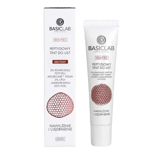 Balsamy do ust Peptydowy tint do ust, 2% kompleksu peptydu argireline youth, 2% lipo-aminokwasu, ksylitol, Nawilżenie i Ujędrnienie 15 ml