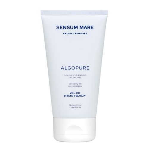 Żele do mycia twarzy ALGOPURE Delikatny żel do mycia twarzy z kompleksem 5 alg morskich i wodą z lodowca norweskiego 150 ml