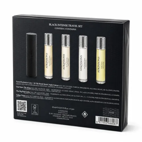 Zestaw prezentowy dla niej Black Intense Travel Set