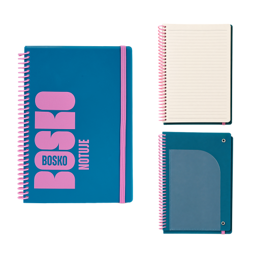 Akcesoria podróżne Notebook Green Zeszyt w Linie 80 Kartek A5 Green