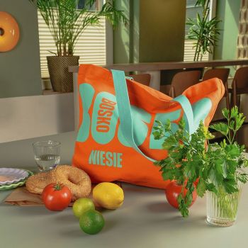 Torby Torba Shopper Pomarańczowa Pomarańczowy