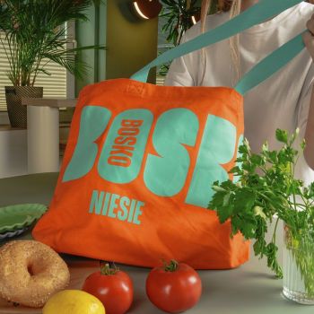 Torby Torba Shopper Pomarańczowa Pomarańczowy