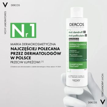 Szampony do włosów Dercos Anti-Dandruff Shampoo Normal to Oily Hair 200 ml