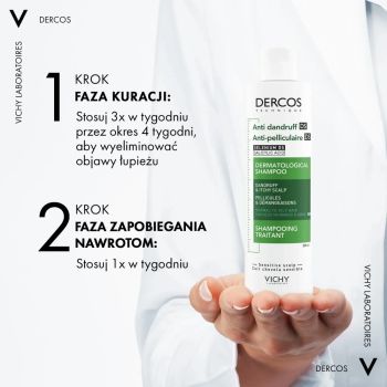 Szampony do włosów Dercos Anti-Dandruff Shampoo Normal to Oily Hair 200 ml