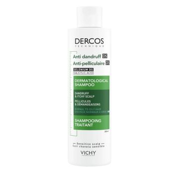 Szampony do włosów Dercos Anti-Dandruff Shampoo Normal to Oily Hair 200 ml