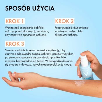 Spraye i mgiełki do opalania Capital Soleil UV-Aqua Spray Invisible Hydratant SPF 50 200 ml