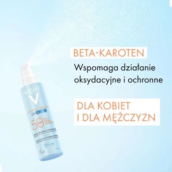 Spraye i mgiełki do opalania Capital Soleil UV-Aqua Spray Invisible Hydratant SPF 50 200 ml