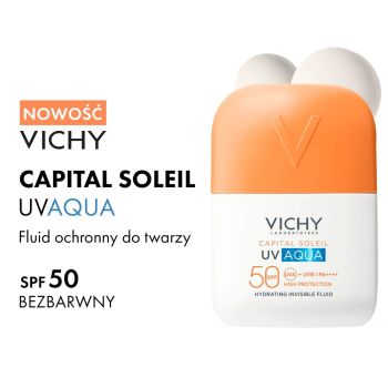 Ochrona SPF Capital Soleil UV-Aqua Hydrating Invisible Fluid SPF 50 50 ml