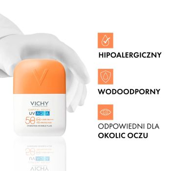 Ochrona SPF Capital Soleil UV-Aqua Hydrating Invisible Fluid SPF 50 50 ml