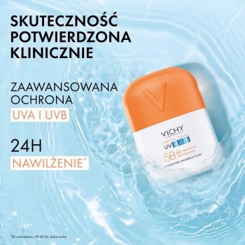Ochrona SPF Capital Soleil UV-Aqua Hydrating Invisible Fluid SPF 50 50 ml