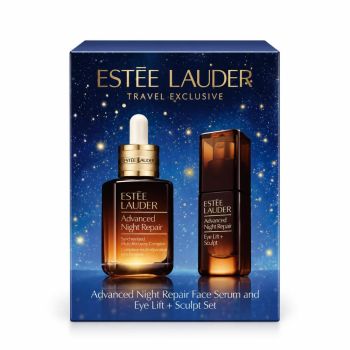 Zestaw do pielęgnacji twarzy dla niej Advanced Night Repair Face Serum and Eye Lift + Sculpt Set 