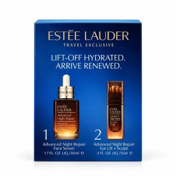 Zestaw do pielęgnacji twarzy dla niej Advanced Night Repair Face Serum and Eye Lift + Sculpt Set 