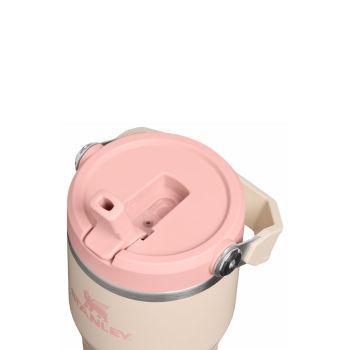 Kubki termiczne IceFlow Flip Straw Champagne 590 ml