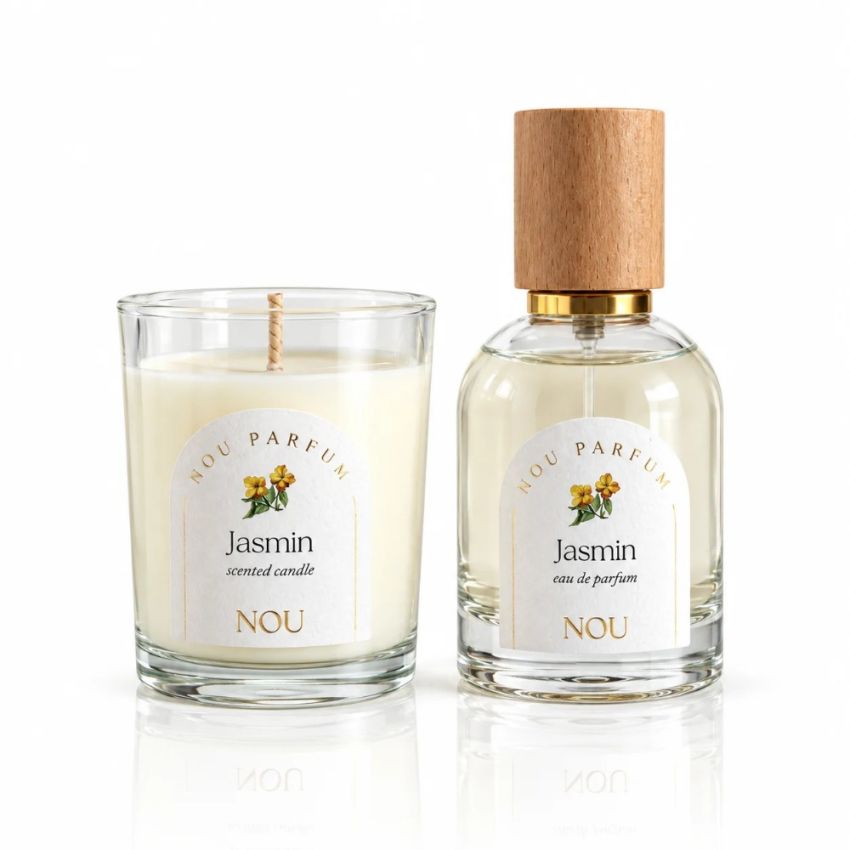 Zestaw prezentowy dla niej Jasmin Eau de Parfum & Candle Set 