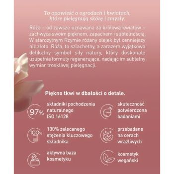 Kremy na dzień RÓŻA 50+ Krem ceramidowy na zmarszczki na dzień i na noc 50 ml