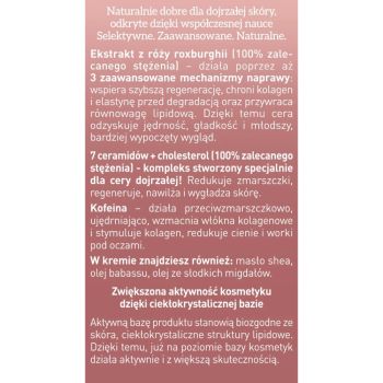 Kremy pod oczy RÓŻA Krem ceramidowy na zmarszczki wokół oczu 15 ml
