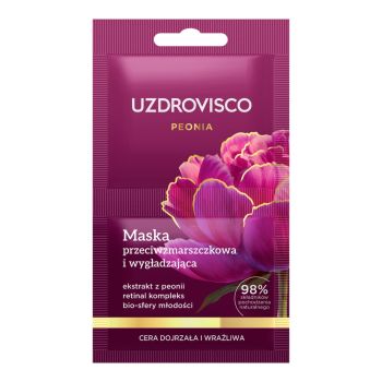 Maseczki w kremie Peonia Maska przeciwzmarszczkowa i wygładzająca 