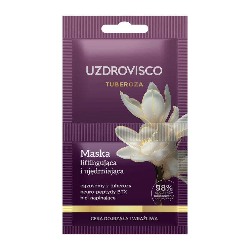 Maseczki w kremie TUBEROZA Maska liftingująca i ujędrniająca 