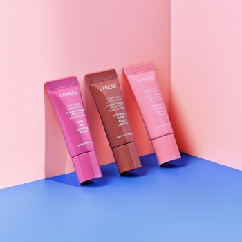 Zestaw do pielęgnacji twarzy dla niej Glassy Lip Minis Glaze Craze Tinted Peptide Lip Serum Gift Set 